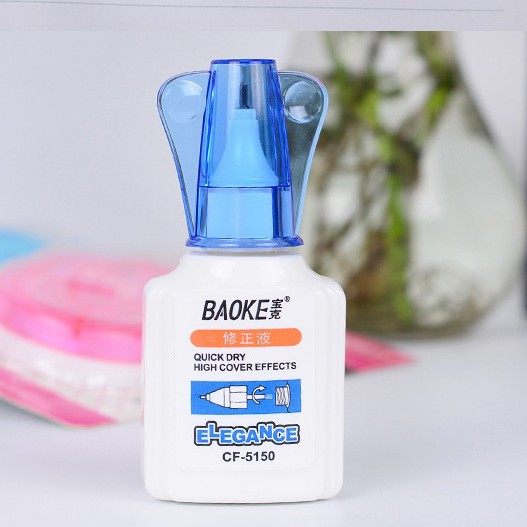 Cf5150 Environmentally Friendly Correction Fluid Correction Fluid 18ml Correction Fluid Correction Fluid Single Pack School Supplies