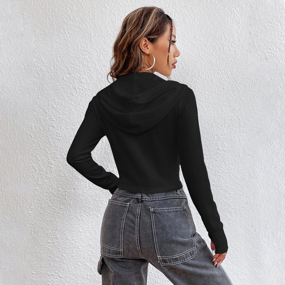 Womens Long Sleeve Zip Up Cardigan Street Style Spring Summer Fashion Trendy Design Wholesale Available
