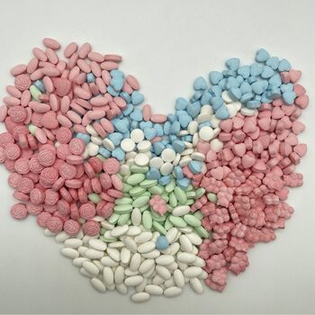 Powerful Tablet Candy Enhanced Version with High Content for Dry Mouth, Milk Tablets for Satiety, Lollipop-Like Strong Sensation, Sugar-Free