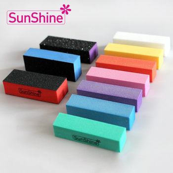 sunshine nail sponge tofu block manicure tool suit finished waterproof sand-free four-side frosted block