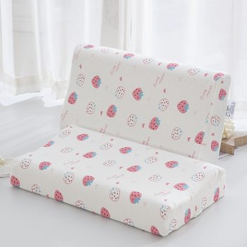 Children's Cartoon Pure Cotton Latex Pillowcase Student Kindergarten Baby 30X50 Cotton Memory Rubber Pillowcase 27