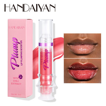 Cross-Border Lip Plumping Lip Oil Needle Tube Lip Dense Handaiyan Slightly Spicy Lip Gloss Plump Lip Glass Mirror Lip Plumping Lip Gloss