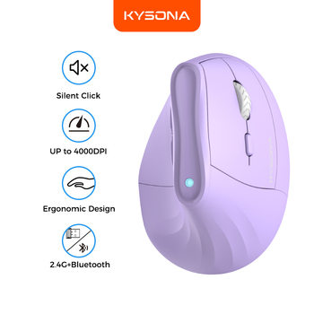 Carefully Selected Kysona Em9 Ergonomic Vertical Mouse and Keyboard, Vertical Mouse, Healthy 4000Dpi, Cross-Border