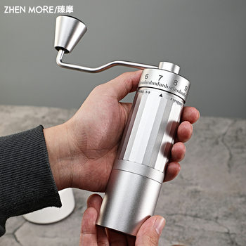 Cross-Border Popular Hand-Cranked Coffee Grinder Stainless Steel Manual Coffee Bean Grinder Portable for Home Use