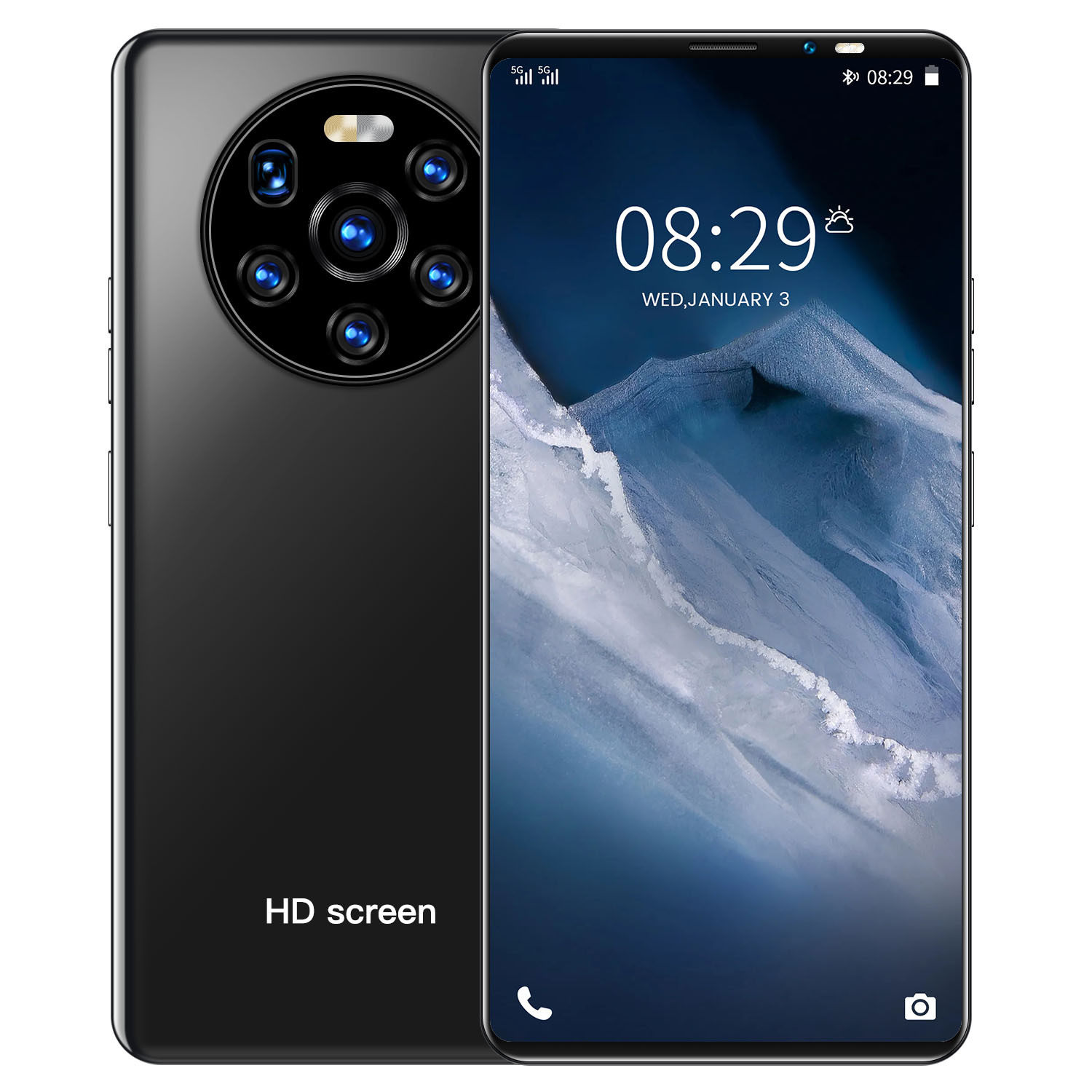 Mate48Pro虾皮热销款跨境5.8寸高清屏1+8安卓智能手机外贸厂家