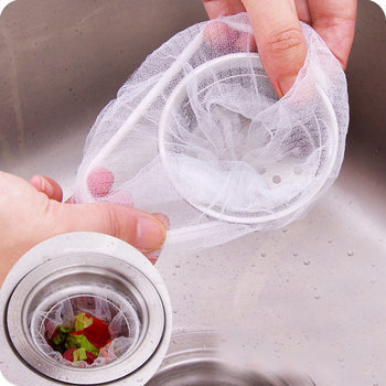 Kitchen Drain Net Disposable Water Filter Net for Sink, Dishwashing Sink, and Vegetable Washing Basin