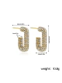 Stainless steel full diamond rectangular opening 22339_1