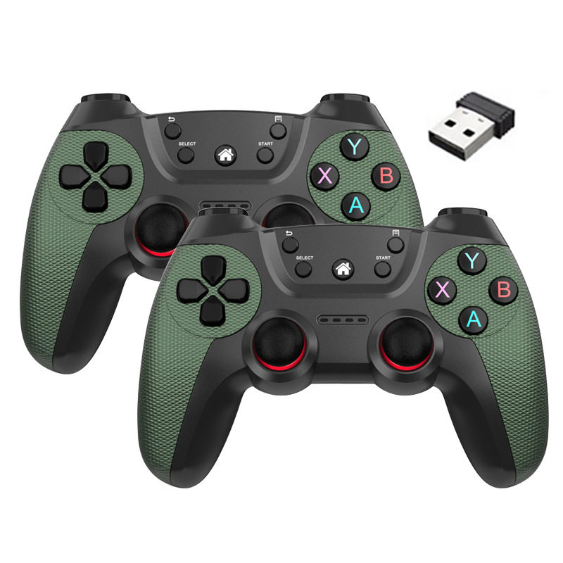 Factory Direct Supply 2.4g Wireless Game Controller for Two Players, Android Tv, Tv, Computer Multi-Functional Game Controller
