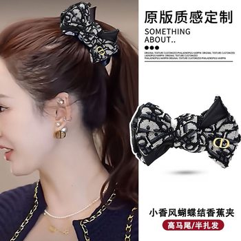 2025 New Style Hair Band, Elegant Rubber Band, Women's Hair Tie, High-End Headwear, Ball Head, Large Intestine Head Flower, Low Ponytail Hair Accessory