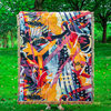 Cross-border picnic blanket wholesale graffiti art INS tapestry cover blanket jacquard woven blanket sofa towel line blanket custom