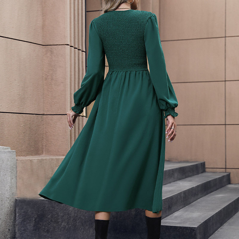Elegant Womens Dress Autumn Winter Collection High Quality Fabric Stylish Design Perfect for Parties or Events