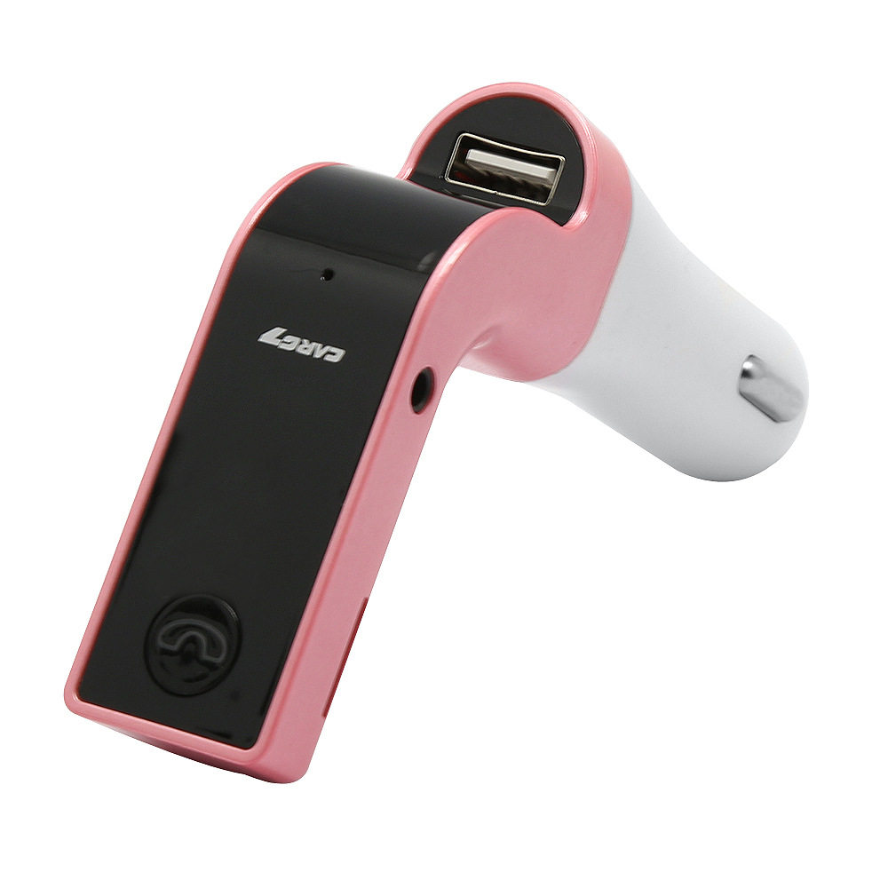 Popular G7 Car Bluetooth Mp3 USB Disk Tf Card Music Player Car Fm Transmitter Receiver for Car Use