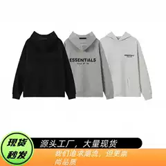 FOG ESSENTIALS Season 8 High Street Hooded Couple Relists Sweatshirt Men's and Women's Fashion