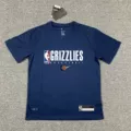 Grizzlies 2 Navy [Quick-Dry Short Sleeve]