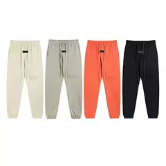 FOG ESSENTIALS Season 8 Duplex High Street Loose Casual Flocking Printed Drawstring Coral Leg Pants