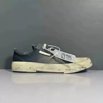 Original Box Shoes Paris Distressed Canvas Shoes Parls Half-Strap Fashion Sneakers Stylish Breathable High-Top Casual Shoes