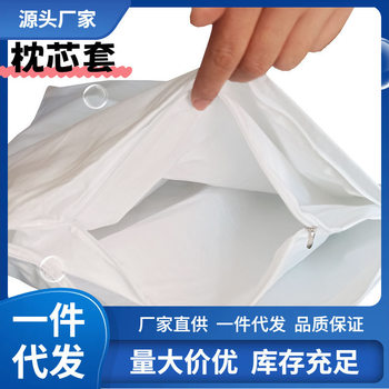 Wholesale down Special Cotton Double-Layer Pillowcase Liner Duck down Self-Filling Home Adult Single Pillowcase