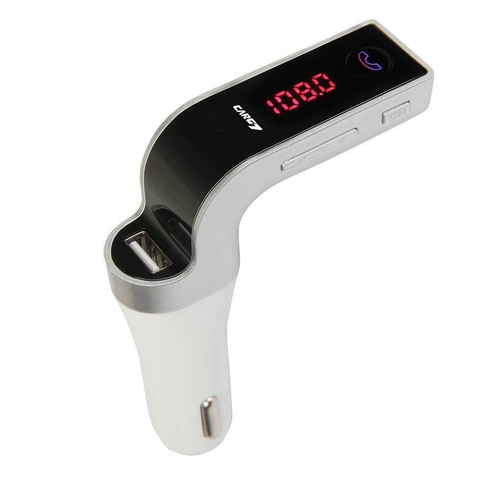 Popular G7 Car Bluetooth Mp3 USB Disk Tf Card Music Player Car Fm Transmitter Receiver for Car Use