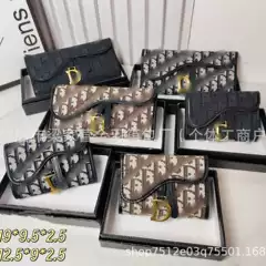 Women's Long Wallet 70% off Large Capacity Classic Versatile Cross-Border Wholesale Multi-Card Slot Short Card Holder Clutch Trendy