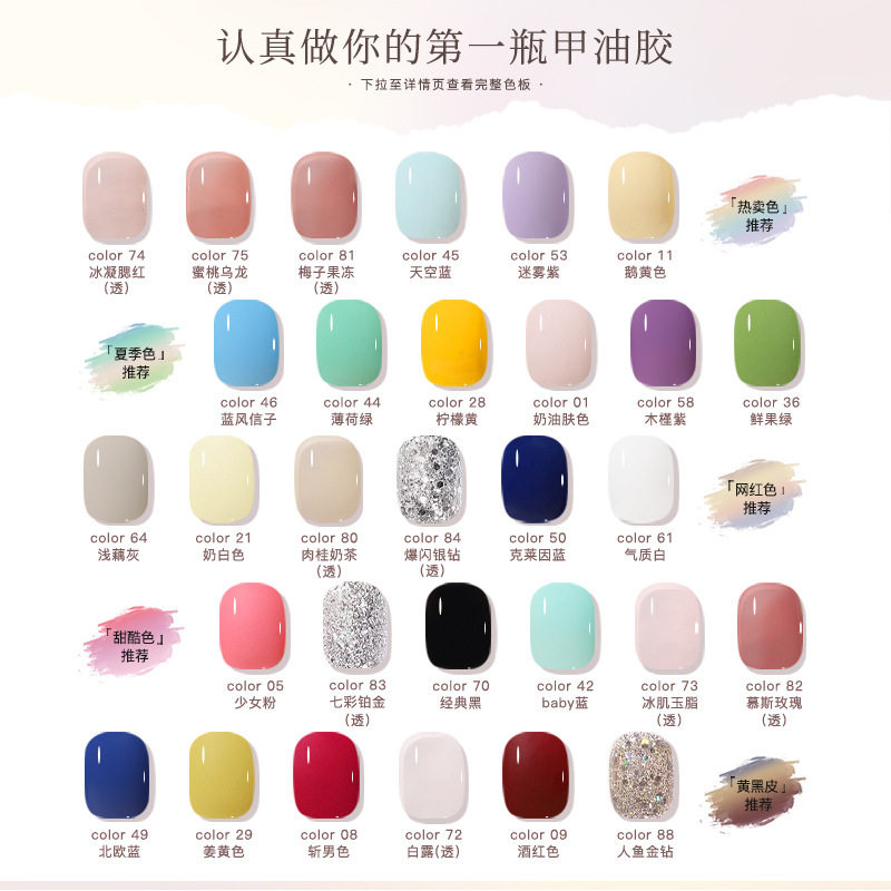 Baoman Butterfly Light Therapy Nail Polish Gel 2025 New Model Nail Salon Exclusive Autumn and Winter Trendy Ice Transparent Nude Color Whitening Gel