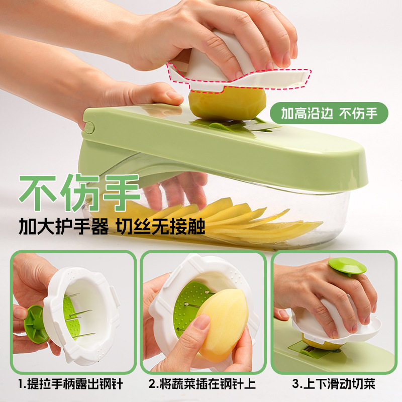 New Vegetable Cutting Tool Multifunctional Grater Potato Slicer Creative Shredder Onion Dicing Machine Vegetable Cutter