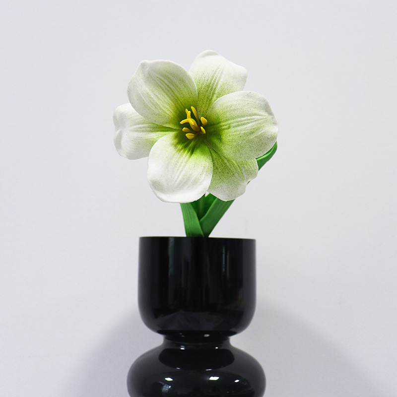 佰顺郁金香仿真花婚礼假花花束拍摄道具家居客厅装饰PU仿真花批发