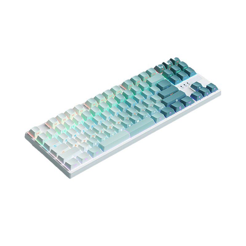 Sharp ant A87 side engraved mechanical keyboard full key 87 key hot plug electric game office mixed light computer peripherals