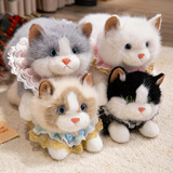 Имитационная кукла-марионетка cat doll плюшевая игрушка cat doll будет называться милый домашний котенок ragdoll girl gift