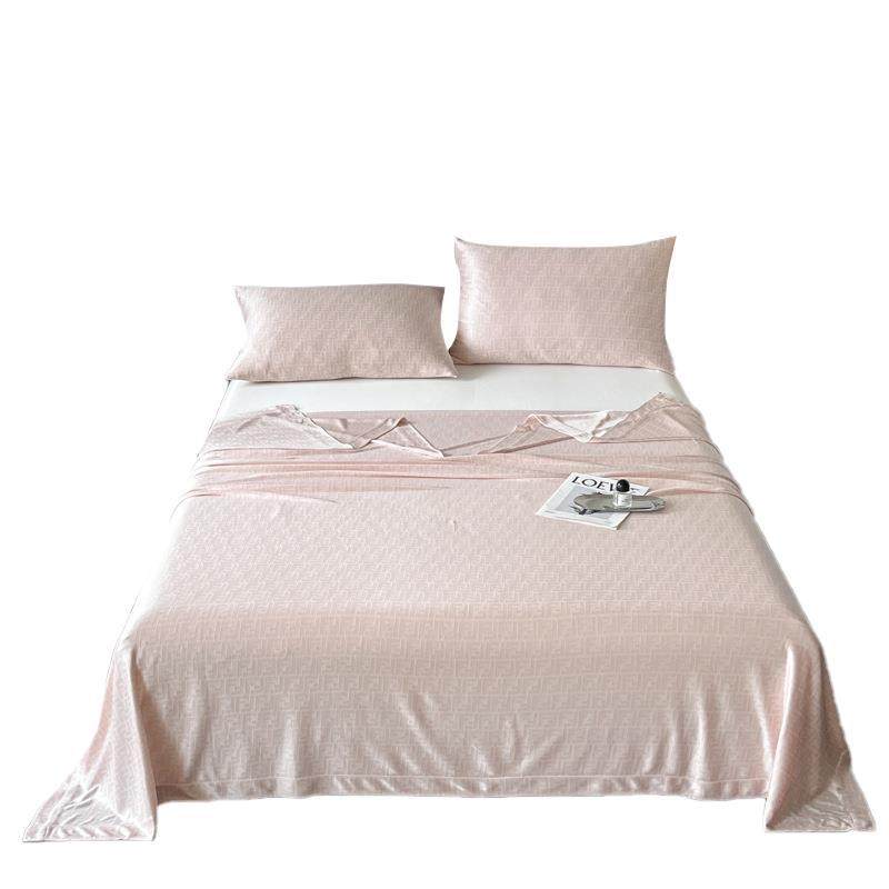 2025 New Summer Style Cool and Fresh Pure Color First Class Moisturizing Marine Silk Aviation Blanket Home Air Conditioning Blanket