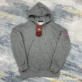 Gray hooded sweatshirt