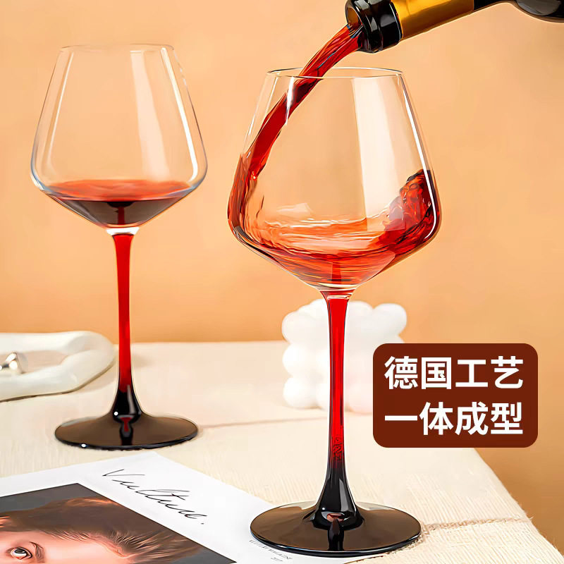 Red Wine Glass Burgundy Goblet Light Luxury Big Belly Glass Decanter Household Large Wine