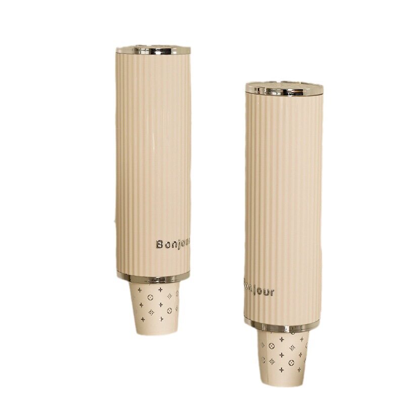 Light Luxury Cream Style Paper Cup Taker Disposable Water Cup Storage Automatic Cup Wine Glass Storage Rack Cup Dropper