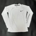 Left sleeve nk white long sleeve