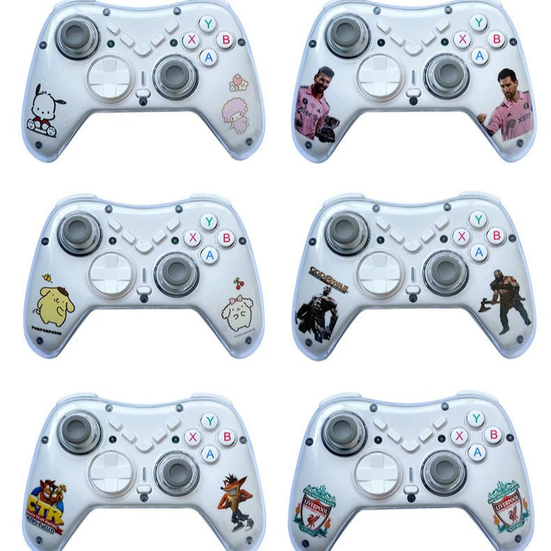 New Wireless Bluetooth Game Controller X6 for Pc, Android, Switch with Vibration and Macro Back Buttons