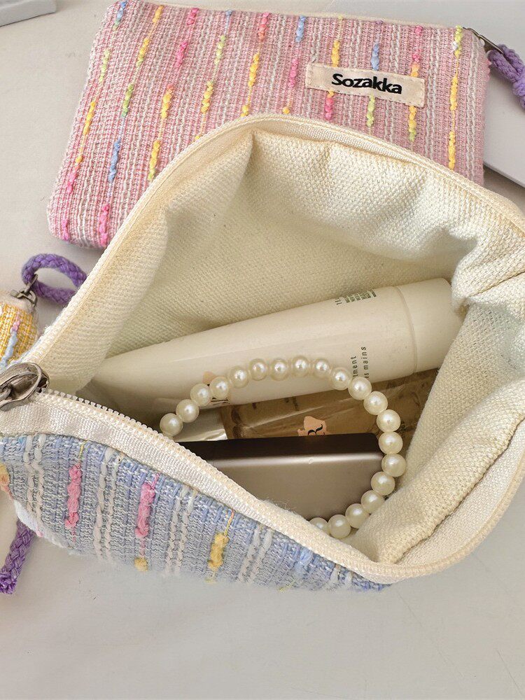 49292 Cute Small Makeup Bag Student Earphones Lipstick Storage Bag Portable Small Bag Girl Makeup Bag