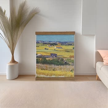 Magnetic Frame Photo Frame Simple Style Wooden Art Calligraphy Painting Decorative Painting Hanging Scroll Handmade Frame