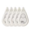 Deli Stationery 71506F White Series Correction Tape 5mm*30 Large Capacity Light Tone Correction Tape