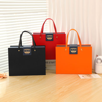 Business Satchel Gift Packaging Box, High-End Retro Pattern, Holiday Wedding, Lover's Gift, Souvenir Packaging Empty Box