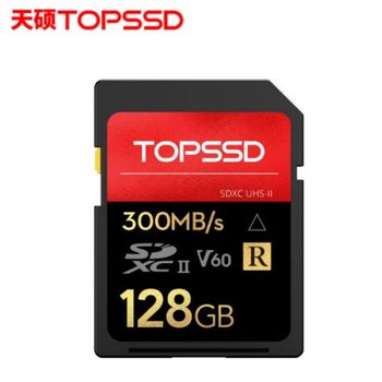Tianshuo 128G SD memory card camera memory card high speed SLR micro single Camera Camera 300m V60 card