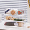 Cross-border Desktop Transparent Acrylic Cosmetic Storage Box Cosmetic Cotton Storage Stackable Dust-proof Drawer Storage Box