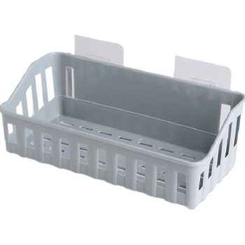 No-Drill Storage Rack for Bathroom, Kitchen Glass Wall Hanging Miscellaneous Storage Rack, Bathroom Storage Wall-Mounted