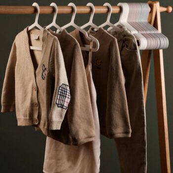 New Household Children's Plastic Non-Marking Clothes Hanger for Drying Clothes, Adult Clothes Support, Elegant Non-Slip Hook Storage