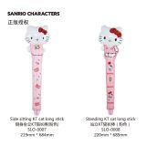 Воздушные шары из мультфильма Sanrio с длинными палочками, креативное разнообразие форм, воздушные шары из алюминиевой пленки, украшение для вечеринки, Дня рождения, Дня защиты детей