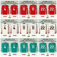 2526 Liverpool 11 Salah 22 Ekitike 4 Van Dijk Long Sleeve Fan Player Version Jersey