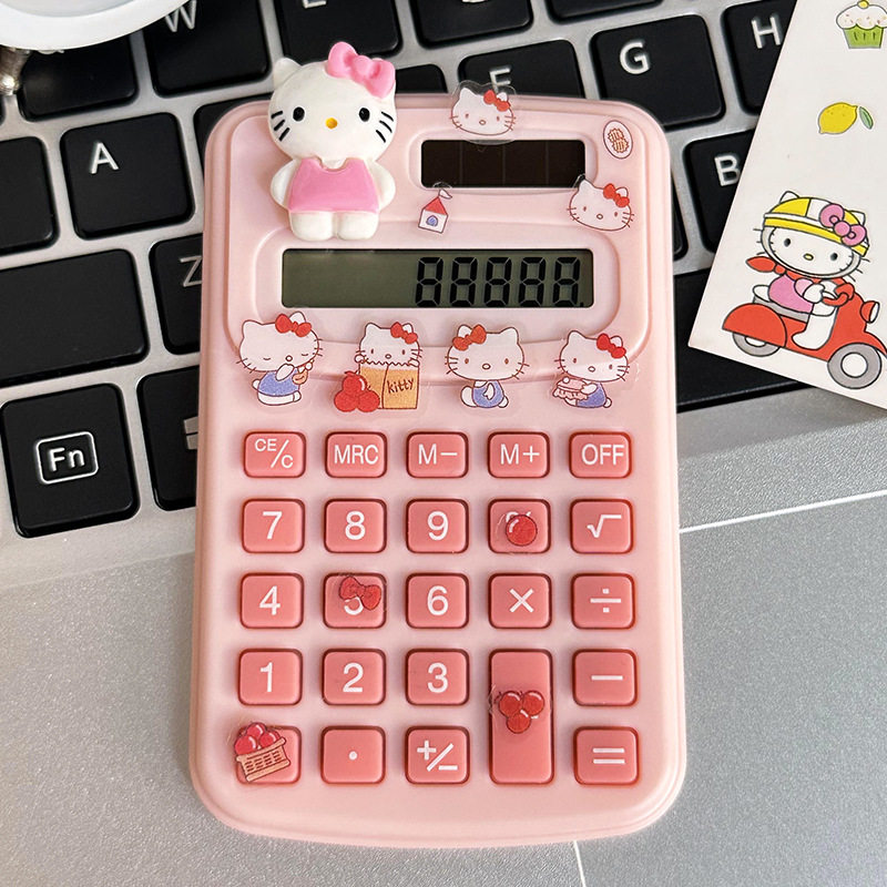 计算器创意可爱卡通学生办公文化用品高颜值迷你便携计算机批发