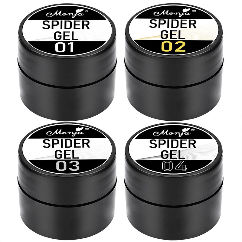 New nail art strong wire drawing glue elastic wire drawing natural smooth carved painted wire drawing glue Nail Polish glue wholesale