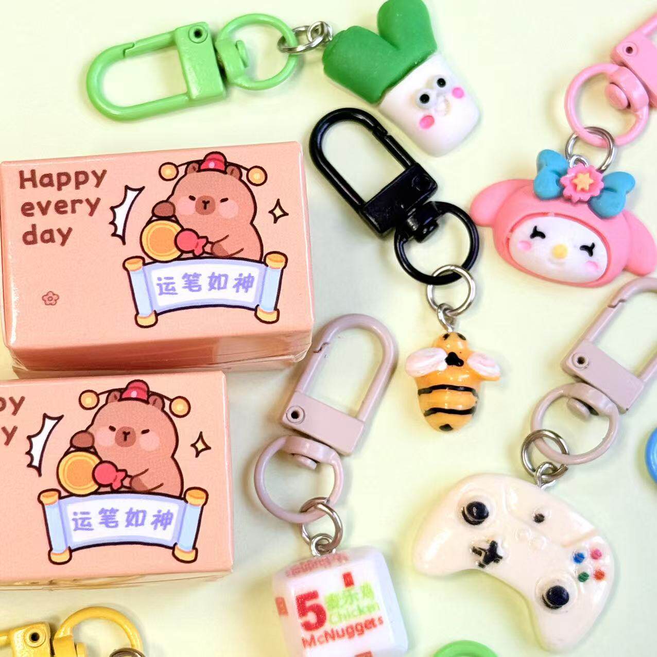 Cute Keychain Blind Bag Surprise Children's Gift Cartoon Stall Gift Pendant Independent Fun Express Blind Box