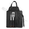 Manufacturers in stock stainless steel barbecue tools BBQ outdoor camping apron cloth bag baking tool fork shovel clip combination suit
