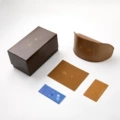 Guqi golden glasses case