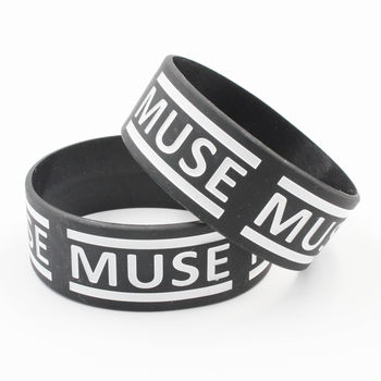 Wide version bracelet Muse silicone bracelet European and American rock silicone bracelet Liao si muse bracelet foreign trade silicone bracelet